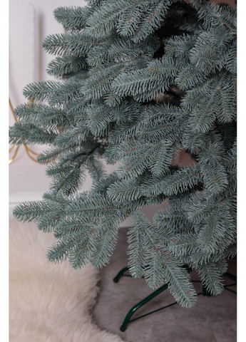 Литая искусственная елка 2,1 м голубая Карпатская Премиум KOS-KARPBL21 LUGI (370801986)