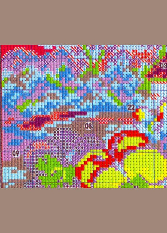 Набір для вишивання за нанесеною на канву схемою "The hometown of Pansy". AIDA 14CT printed 36*29 см Joy Sunday (313612958)