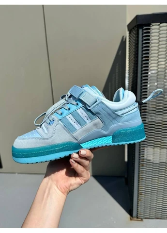 Синій кросівки чоловічі adidas forum x bunny blue tint адідас форум сині демісезон No Brand