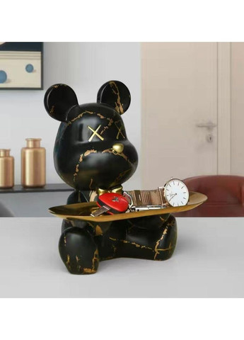 Медведь Ключница- копилка 23см BE@RBRICK ( мрамор) No Brand (299871216)