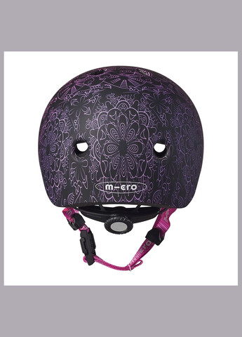 Захисний шолом Розмір M 52-56 см рожево-пурпурова мандала LED (AC2280BX) Micro (331164024)