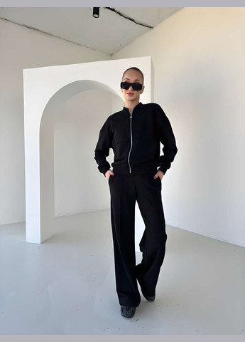 Женский спортивный костюм двойка брюки + бомбер, спортивный костюм... No Brand (331283834)