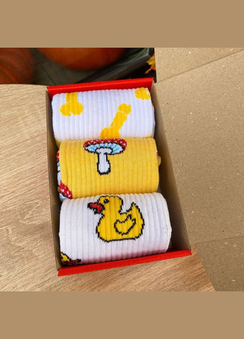 Комбіновані бокс жіночих високих шкарпеток 36-41 на 3 пари Vakko (307714999)