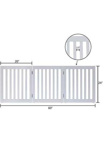 Парканчик обмежувач з дерева Фада 460 зефір (ЗБО-460420) No Brand (328605572)
