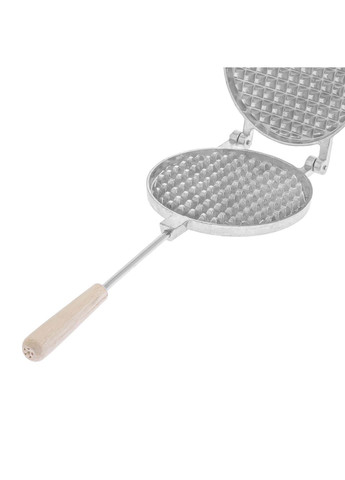 Форма алюмінієва кругла для випікання товстих бельгійських віденських вафель (вафельниця) зі знімними ручками RS (332670606)