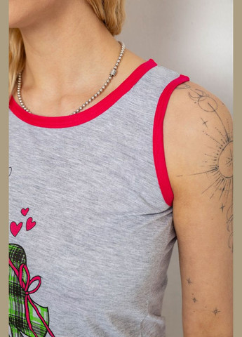 Малиновая всесезон пижама женская с принтом Fashion