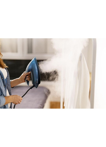 Утюг-парогенератор, 3000Вт, 1500мл, паровий удар -160гр, дисплей, керам. підошва, синій Gorenje (360394284)