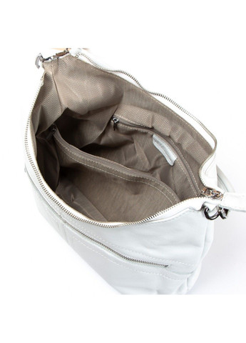 Женская кожаная сумка с ключницей 2035-9 white Alex Rai (291682990)