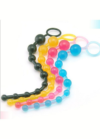 Анальні буси 0.9 - 2.6 см Anal Balls кульки ялинка силіконові Бірюзовий Lovetoy (303905981)