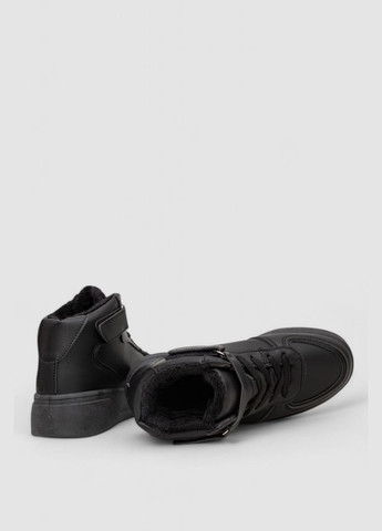 Кроссовки женские зимние на меху Ager Кроссовки чёрные зима (318561209)