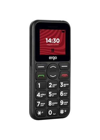 Мобільний телефон R181 Dual Sim Black Ergo (306614243)