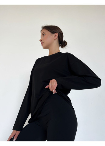 Унисекс лонгслив оверсайз котон (0012700BEL3XL) Casual Trend №127 - (361029283)