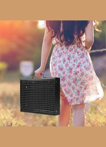 Компактный переносной складной мангал с решеткой TL-353 черный (2086354109) No Brand (328439694)