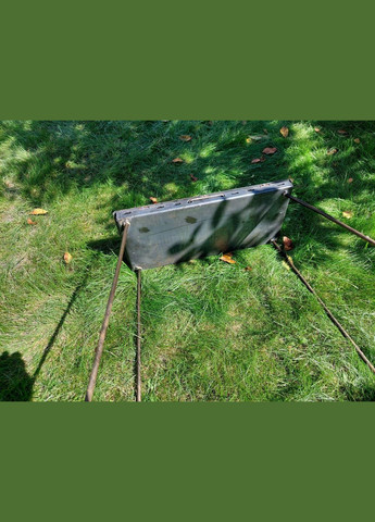 Мангал валіза на 10 шампурів товщина 3 мм. No Brand (327419717)