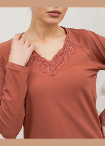 Теракотова жіночий комплект зі штанами Nicoletta