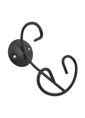 Крючок двойной черный Black and White Trento Design Studio (323483676)