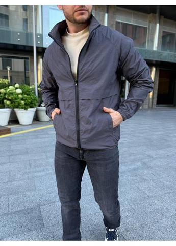 Графитовая демисезонная ветровка Vakko