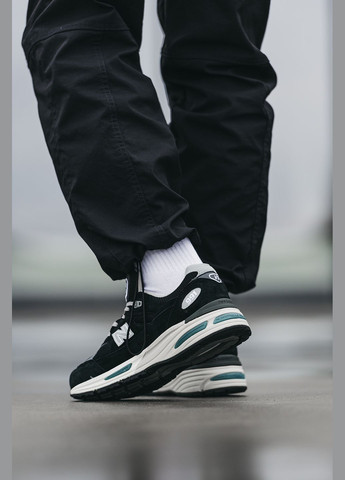 Чорні всесезон кросівки чоловічі new balance 991v2 black | нью беланс 991в2 чорні No Brand