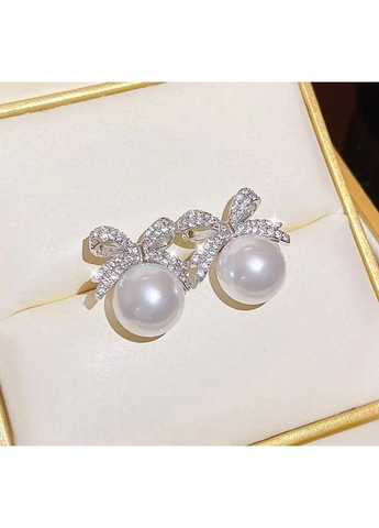 Серьги с жемчугом, серьги с жемчугом, серьги с жемчугом, серьги с бантиками, серьги бантики. Fashion Jewelry (351489044)