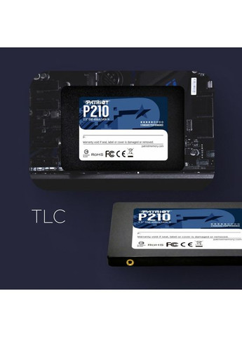 Накопитель SSD 256GB P210 2.5" SATAIII TLC (P210S256G25) Patriot (332979569)