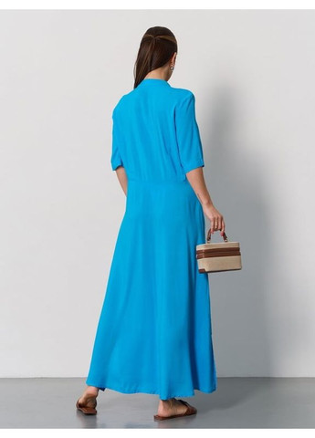 Блакитна плаття 14072 блакитне ISSA PLUS однотонна