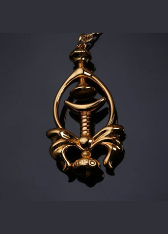 Зажимы для сосков Pulling Chain Nipple Clamps с цепочкой-ожерельем, золотистые UPKO (328961967)