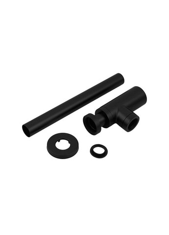 Сифон для раковини BT-01-05 без випуску (під донний клапан) без ревізії (Колір чорний) 1 1/4'' (KR3410) KOER (315337062)