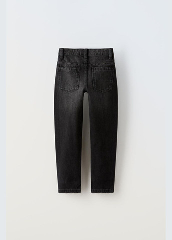 Черные джинсы детские для мальчика loose fit 1879/662 черный Zara