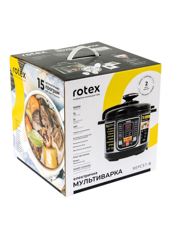 Мультиваркаскороварка REPC57-B Rotex (315602518)