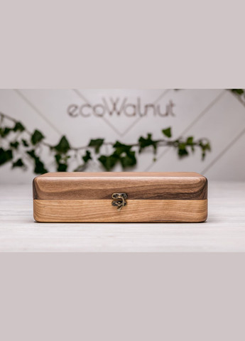 Цельная шкатулка для шести часов с персональным логотипом EcoWalnut (295443833)