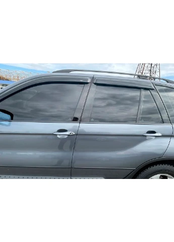 Дефлекторы окон (4 шт, ) для BMW X5 E-53 1999-2006 гг Hic (389061202)
