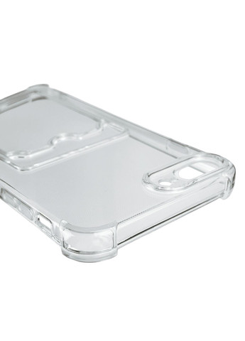 Чехол для iPhone 7 Plus с бронь углами с карманом для визиток карточек k-pop на айфон 7 плюс прозрачный Apple (366021705)