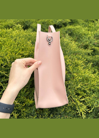 Жіноча сумка класична сумочка Пудровий (1023ДКп) No Brand (335841048)