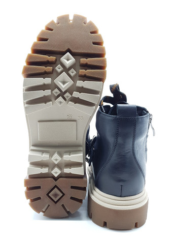 Жіночі черевики зимові чорні шкіряні VN-10-2 25,5 см (р) VALIENTE (259299657)