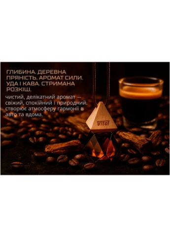 Ароматизатор для автомобиля Brilliant Air Oud Coffee 8мл (VBA03) Vitol (391789276)