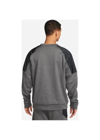 Свитшот темно-серо-черный DQ4854-071 Nike THERMA-FIT (397847633)