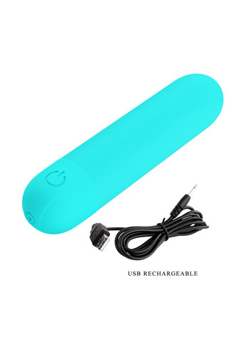 Виброшар Stefan бирюзовый, 8 х 1.8 см Pretty Love (362516754)