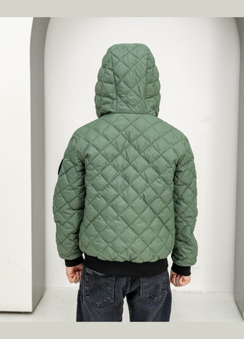 Оливкова демісезонна демісезонна куртка для хлопчика SK
