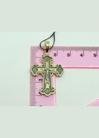 Золотой крестик. Распятие Христа. 11484 ЧЕВРО Харківська ювелірна фабрика (314469141)