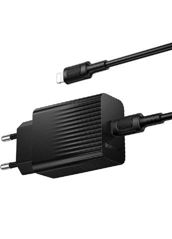 МЗП BAS73A Source PD20W (1USB-C) + кабель Type-C to Lightning Borofone (378779603)