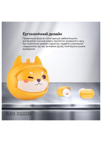 Навушники (G05-YEL) XoKo G05-face changing TWS Yellow (366487553)