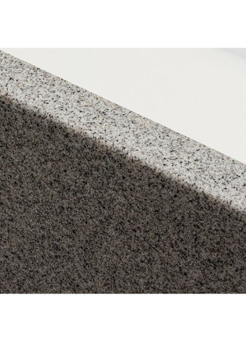 Гранитная мойка для кухни 4040 RUBA матовый серый Platinum (336938555)