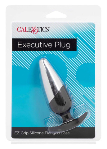 Анальная пробка силикон металл черная Executive Plug California Exotic (289784488)