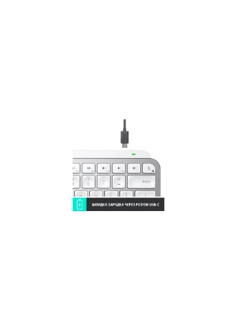 Клавіатура MX Keys Mini Wireless Illuminated UA Pale Grey (920-010499) Logitech (396693049)