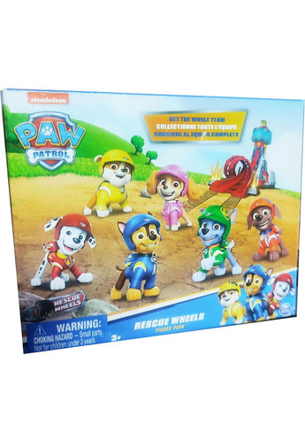 Еко-упаковка Набір фігурок Щенячий патруль Відважна команда з 7 фігурок Paw Patrol 6071045 Spin Master (372012299)