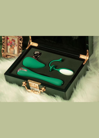 Набір Knight Jenay Pandora Box v2.0: вакуумний вібратор, вібратор, віброяйце, щікоталка та маска No Brand (330617871)