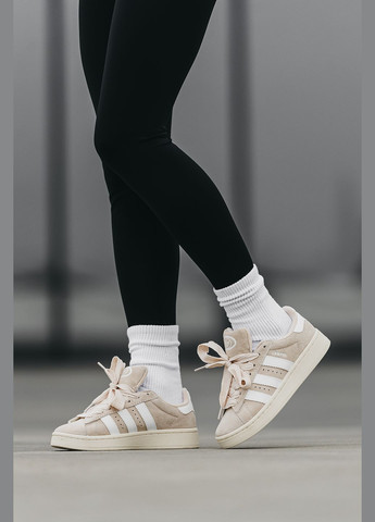 Кросівки жіночі Adidas Campus 00s beige | Адідас Кампус бежеві No Brand бежеві всесезони (315018923)