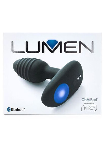Інтерактивна анальна пробка OhMiBod Lumen powered by CherryLove Kiiroo (282709480)