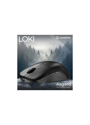 Мишка Asgard Loki Wireless/USB Black (GM022B) GAMEPRO (370607300)
