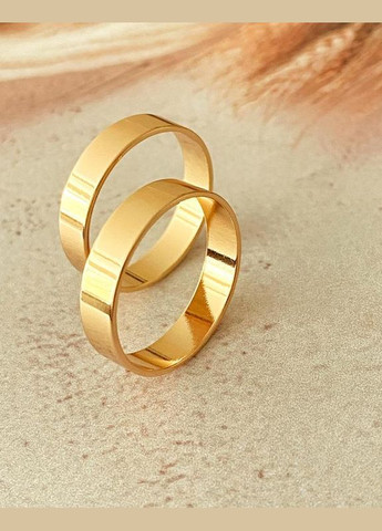 Позолоченное Обручальное Кольцо "Американка" шир.5мм, Обручалка. Позолота No Brand (340672751)